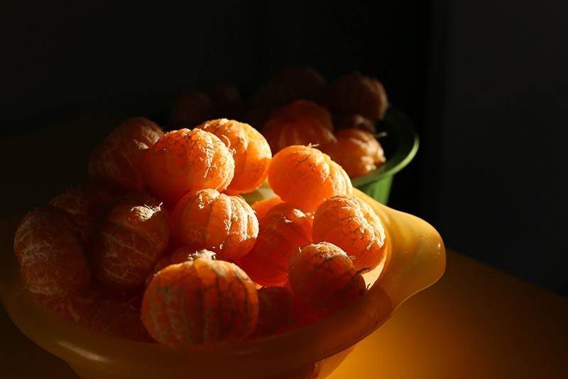 geleia de tangerina - tangerinas