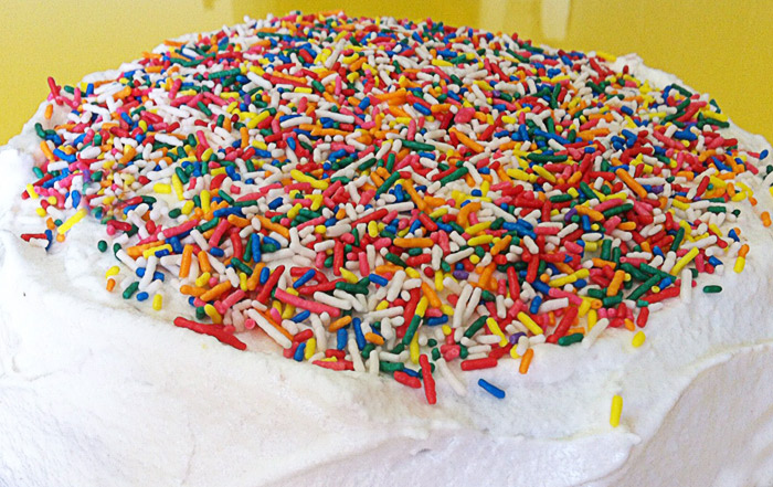bolo de camadas aniversário