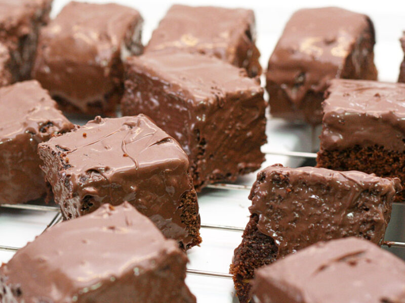 Pão de mel com cobertura de chocolate