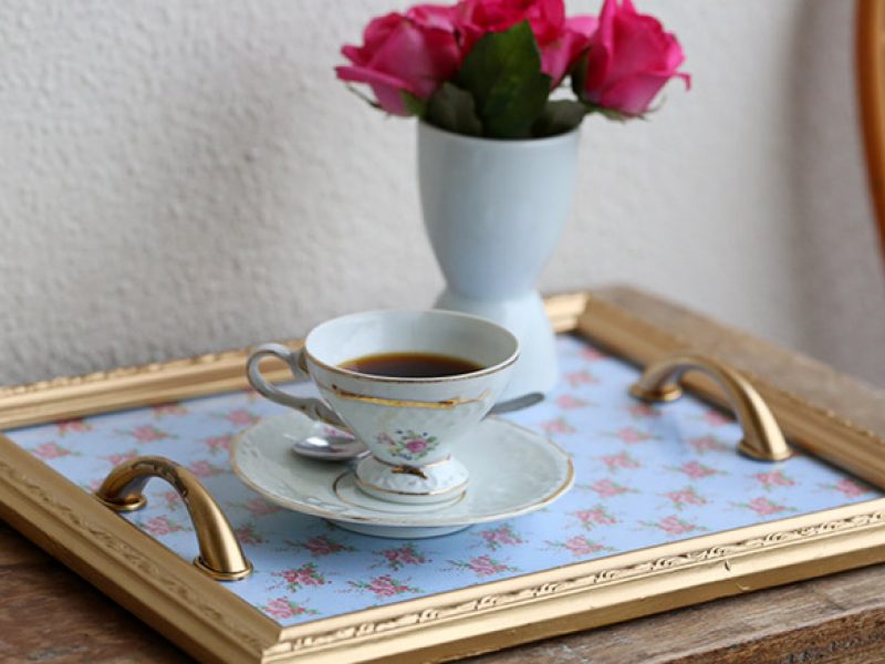 Presente para o Dia das Mães: bandeja para café