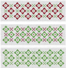 grafico de Ponto cruz