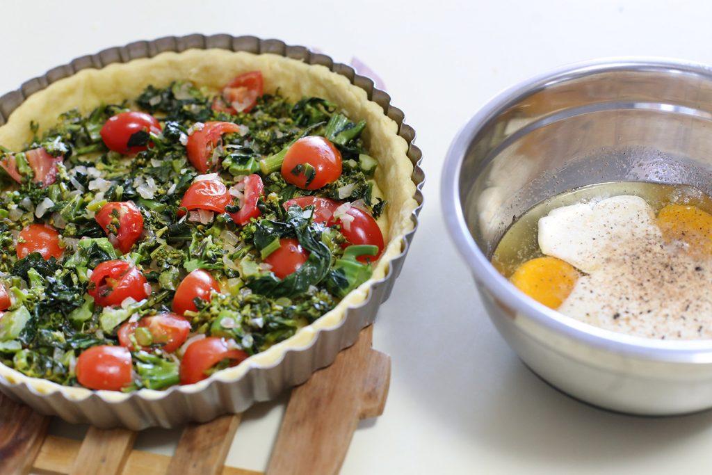 recheios para quiche