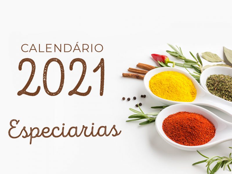 Calendário 2021 – Especiarias