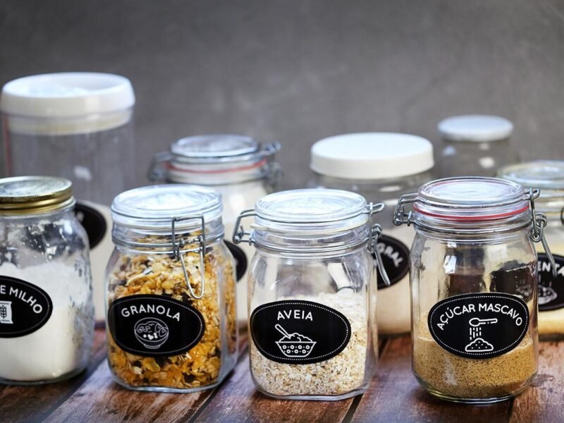 Etiquetas para potes de mantimentos – download gratuito