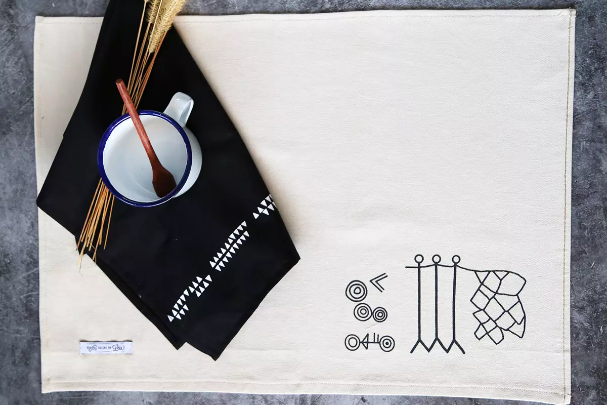 Lugar americano rupestre - Campeche e Coral - Imagem 3