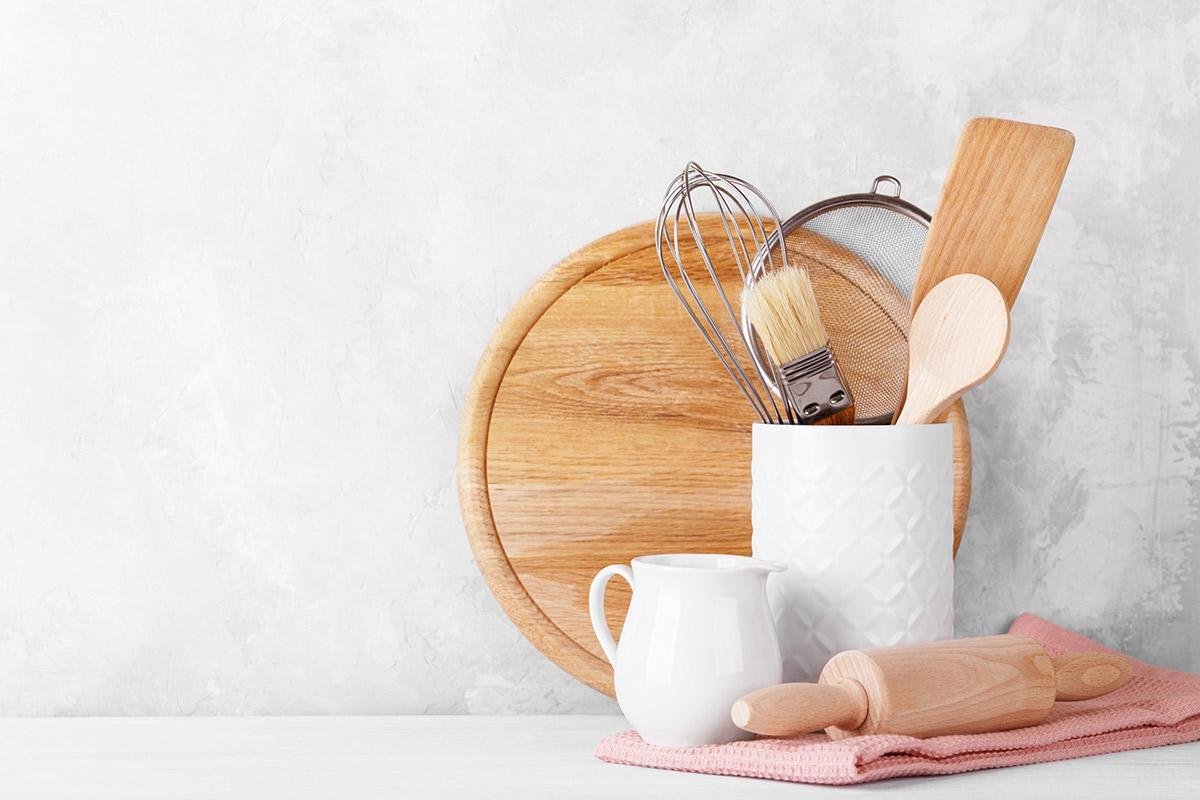 utensílios para cozinha, coisas para casa