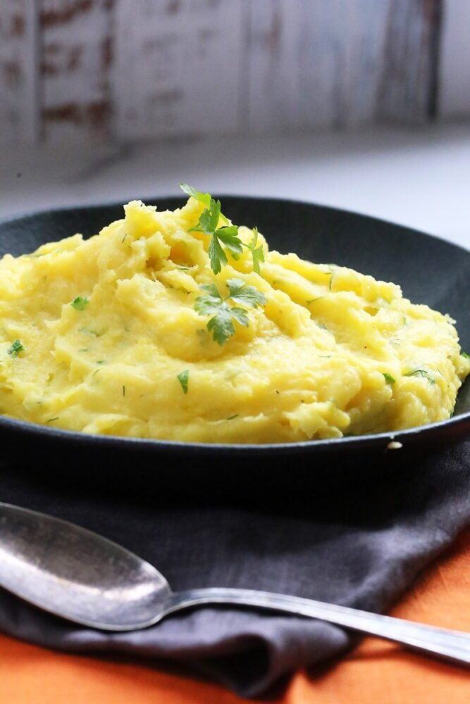 Purê de mandioquinha