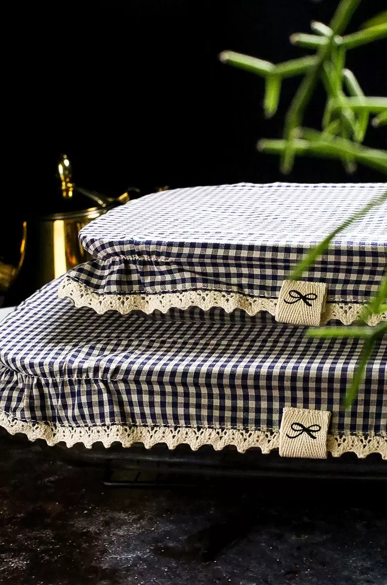 Cobre pote retangular marinho - Imagem 3