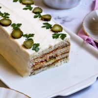 Torta fria de pepino