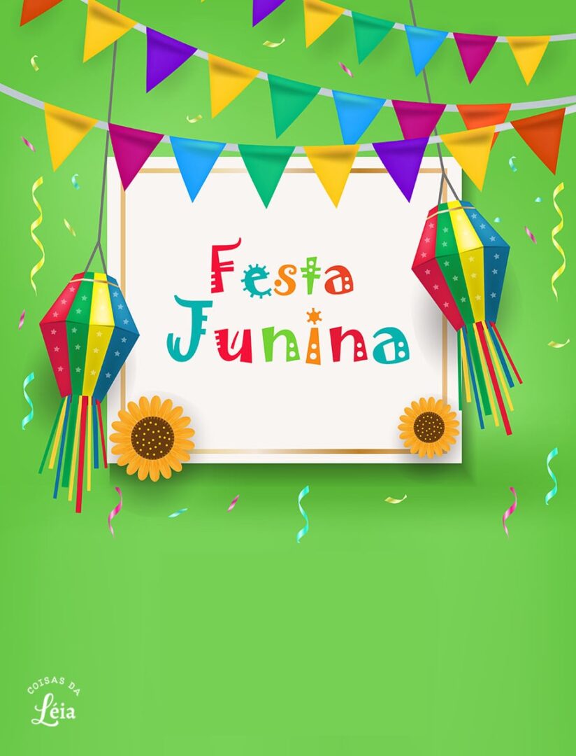 convite para uma Festa Junina simples e barata