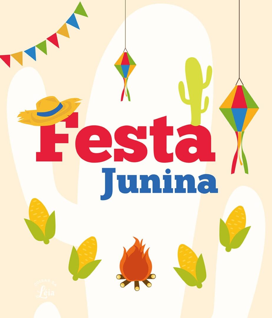 convite para uma Festa Junina simples e barata