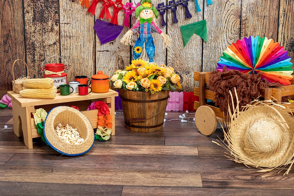 decoração  para uma Festa Junina simples e barata