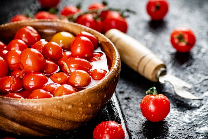 confit de tomate cereja