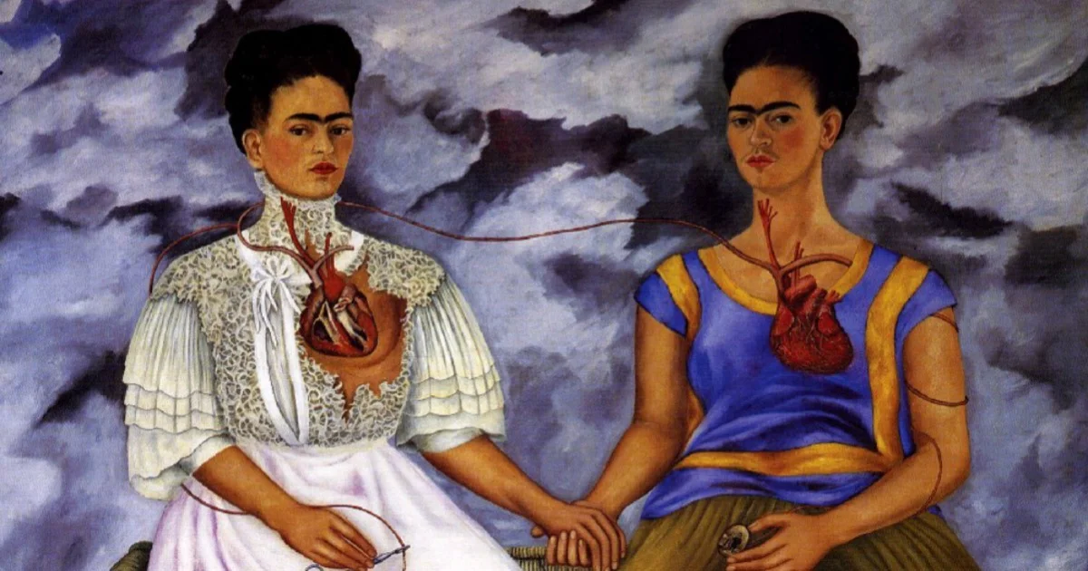 Las dos Fridas obra de Frida Kahlo