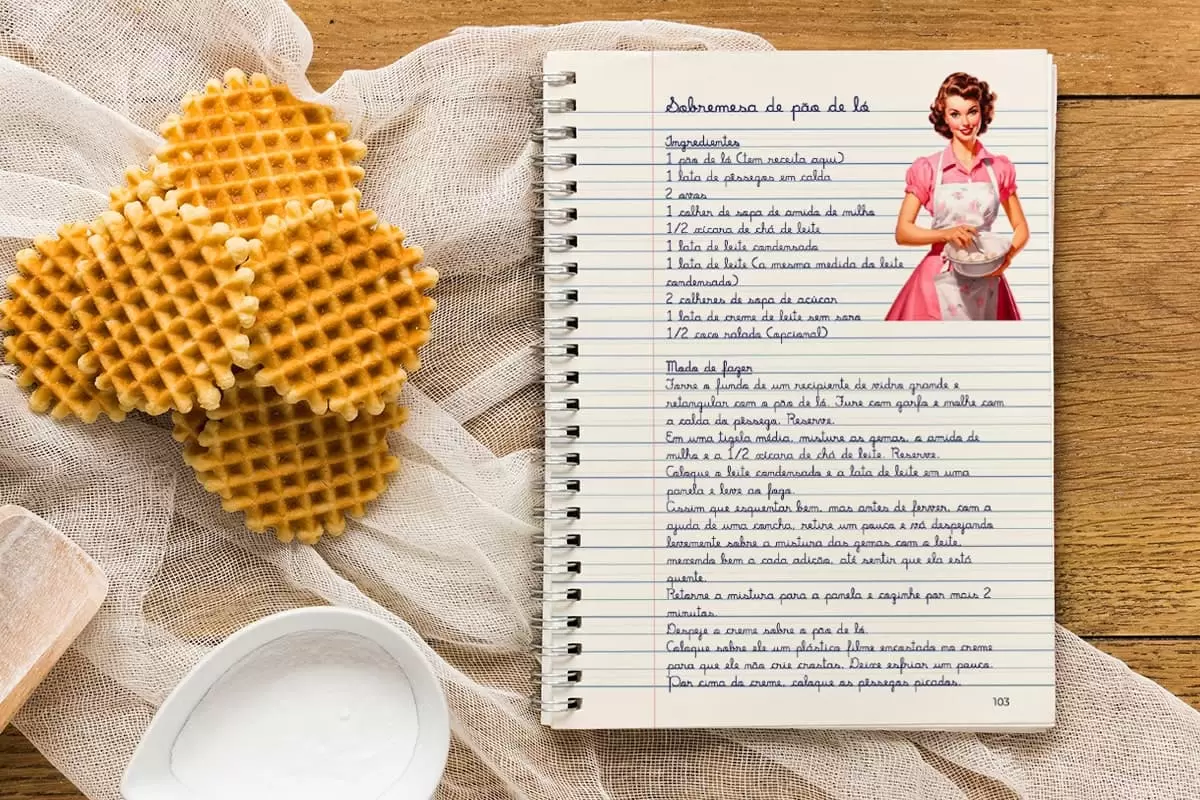 Livro de receitas doces