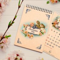 Calendário 2025 – Um estilo romântico e elegante