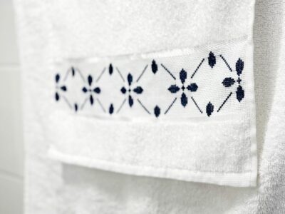Ponto-cruz azulejos – com gráfico