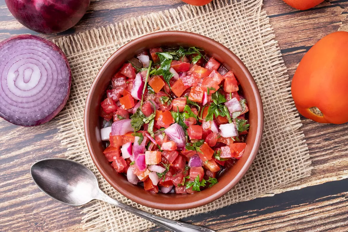 Molho vinagrete para churrasco