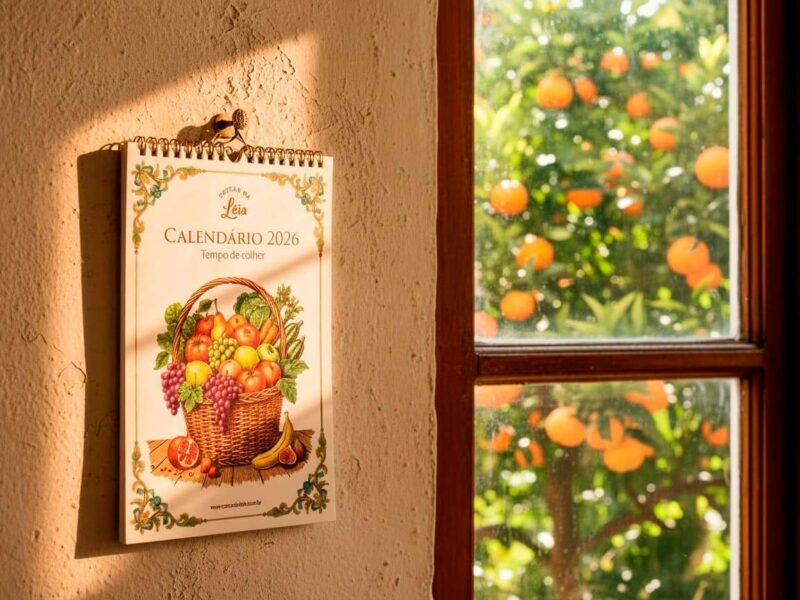 Calendário 2026 : Tempo de colher