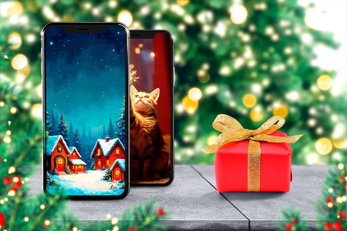 fundos de tela de natal