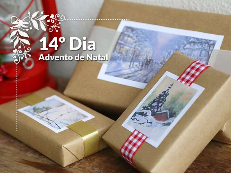 pacotes de presente de natal