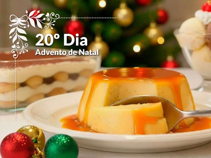 Sobremesas de Natal tamanho família