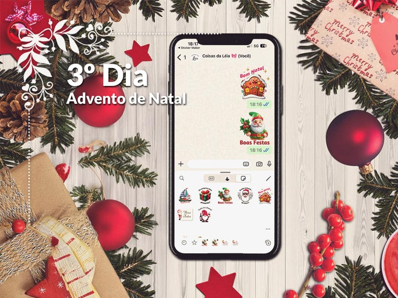 Stickers de Natal para espalhar alegria