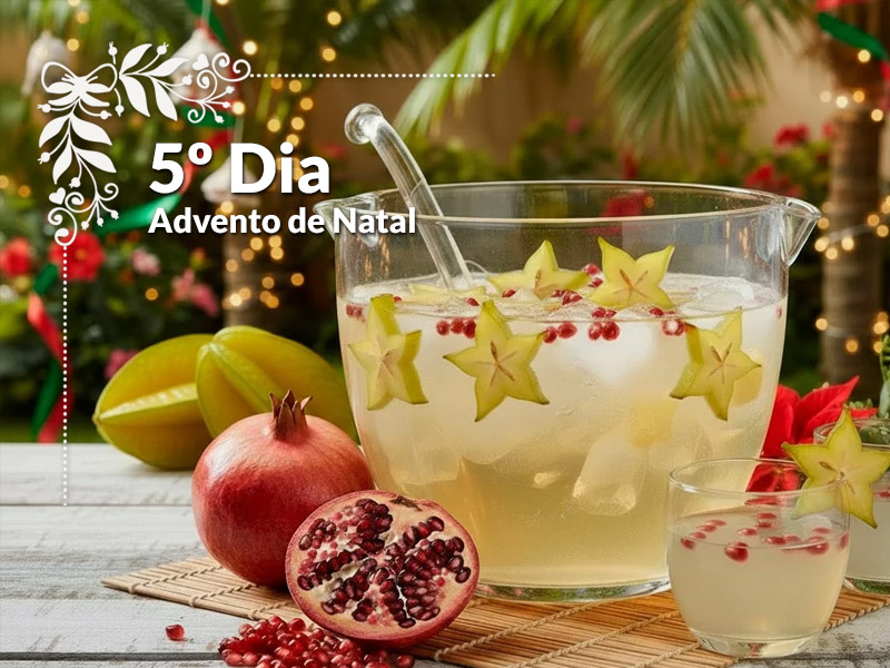 Drinks de Natal tamanho família 🍹