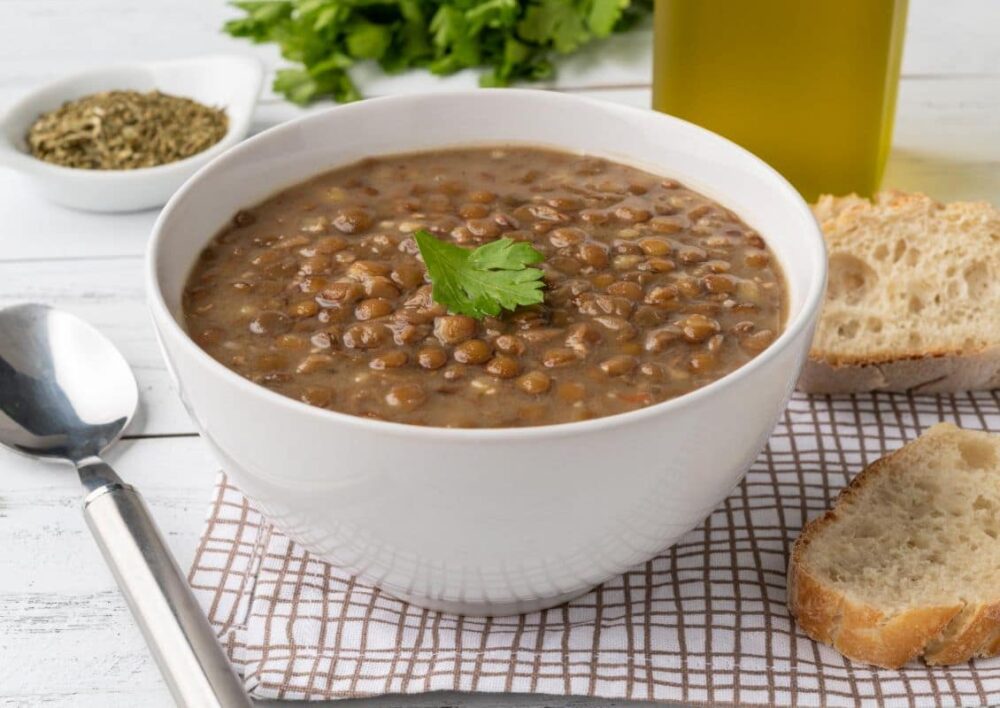 receita de lentilha simples