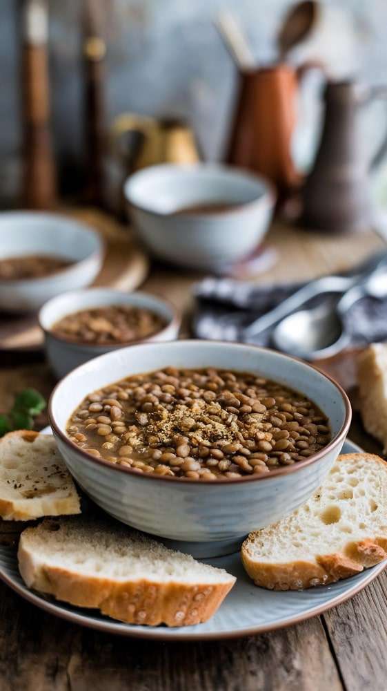 receita de lentilha simples