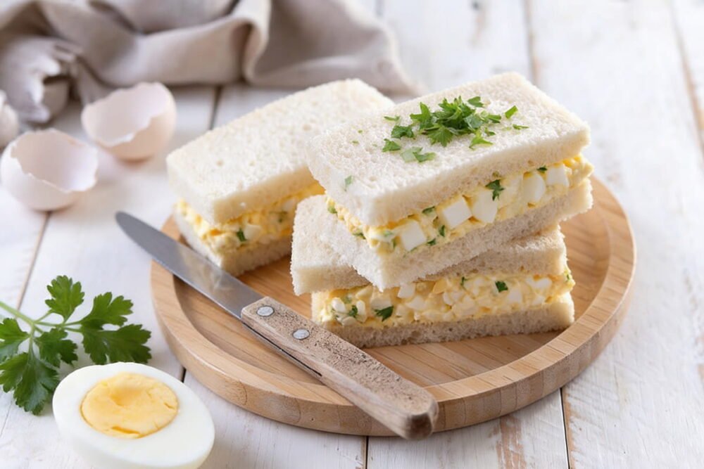 Sanduíche de ovos ou Tamago Sando