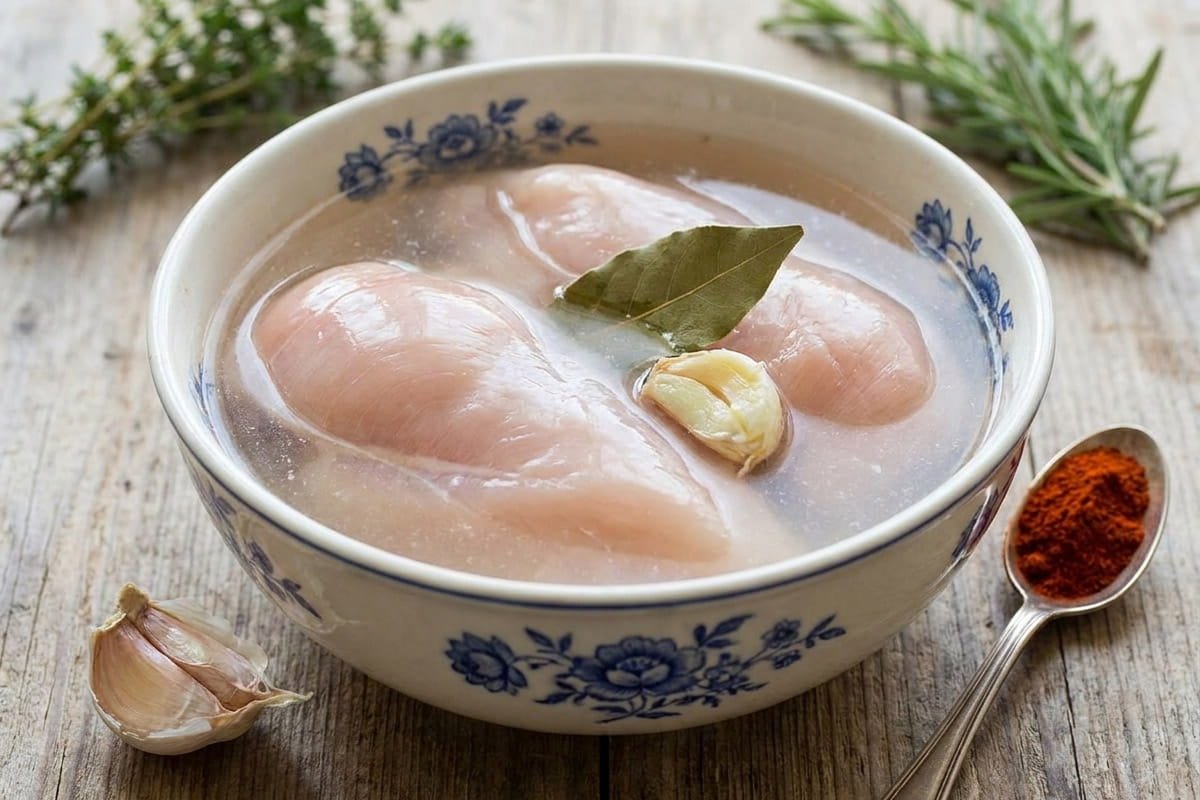frango na salmora