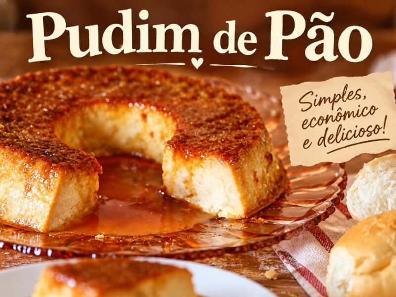 Pudim de pão com leite condensado: fácil, cremoso e econômico